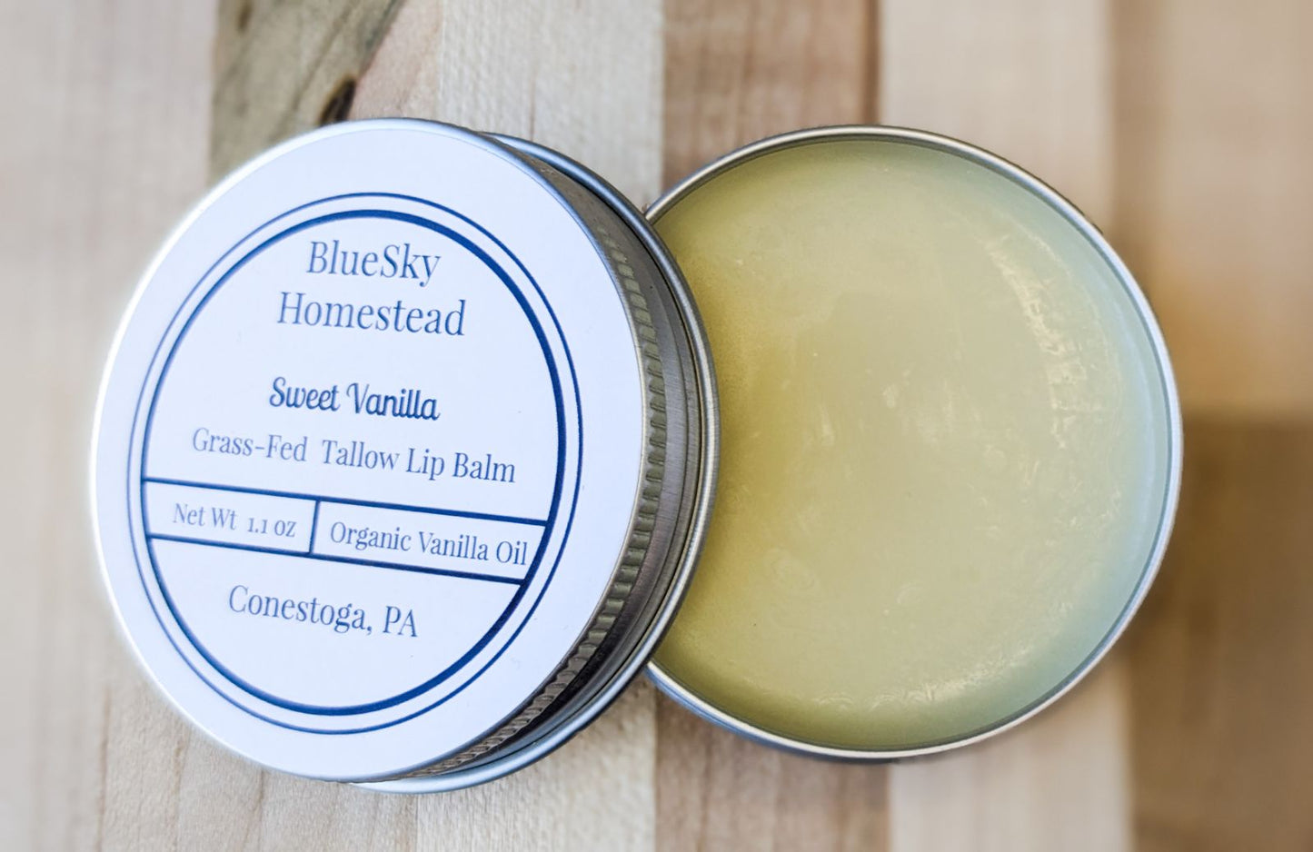 100% Grass-Fed Tallow Lip Balms